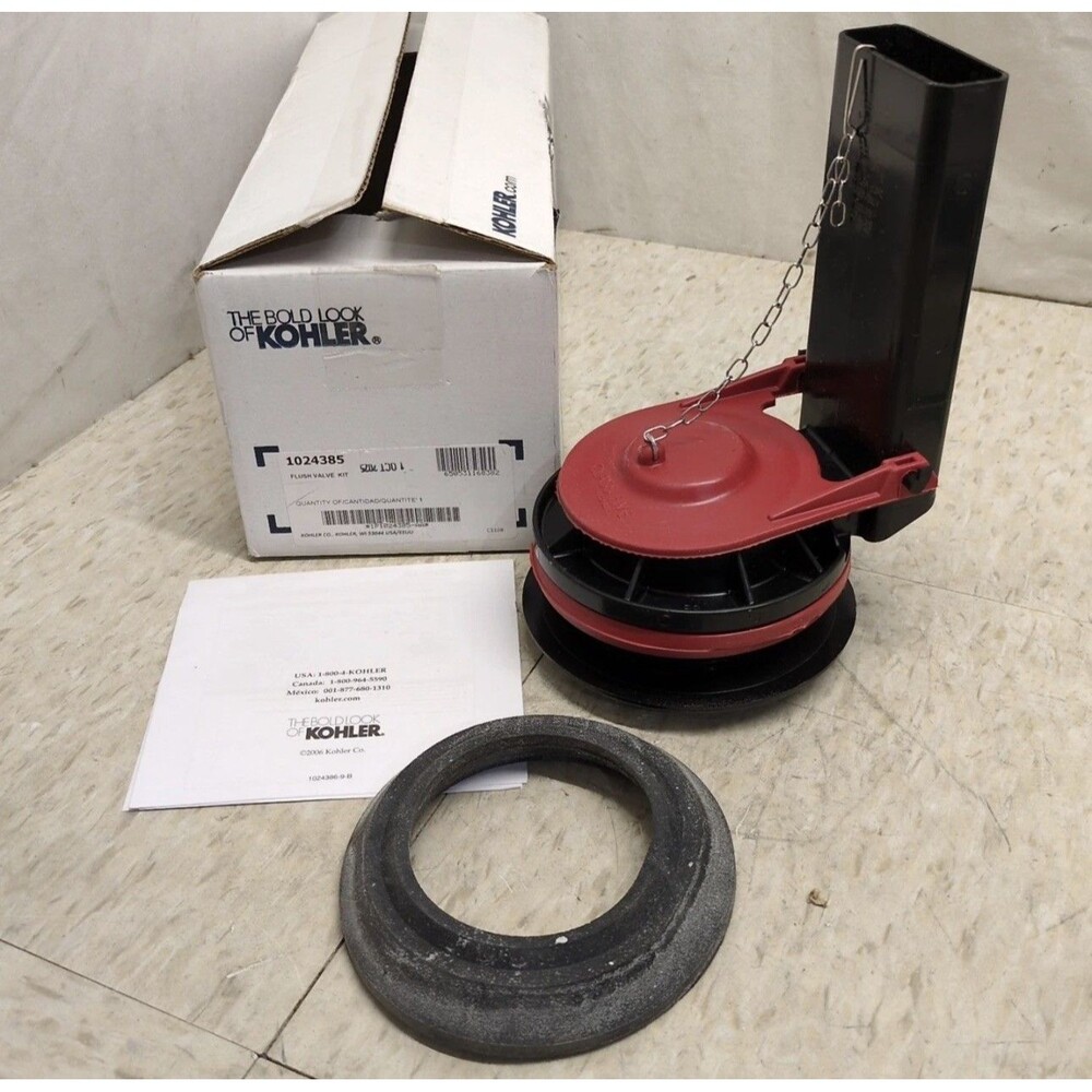 Sealed Kohler 1024385 Genuine Part Toilet Flush Valve Kit with 3 ¼” Flapper
